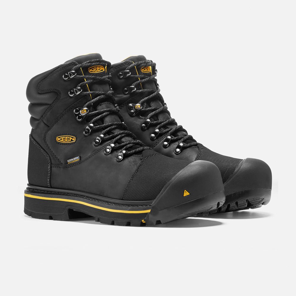 Botte de Travail Keen Homme Noir | Milwaukee Waterproof (Steel Toe) | HWKOP-6258